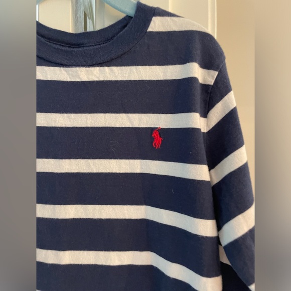 Boys Ralph Lauren Long Sleeve Stripe Top - Size 6 - Picture 4 of 4